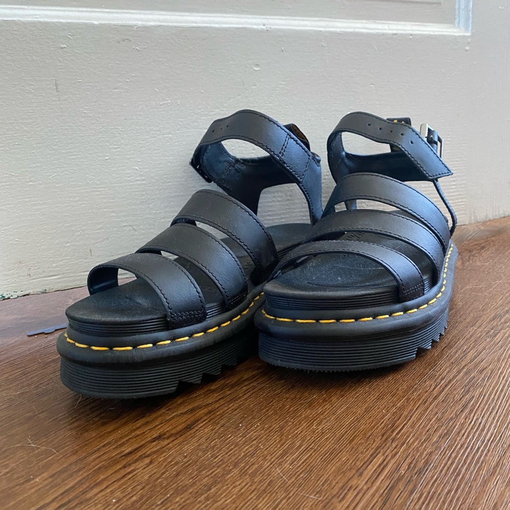 Dr. Martens Black Sandals